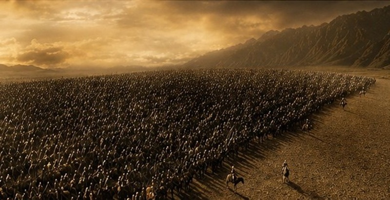 La última carga de los Rohirrim